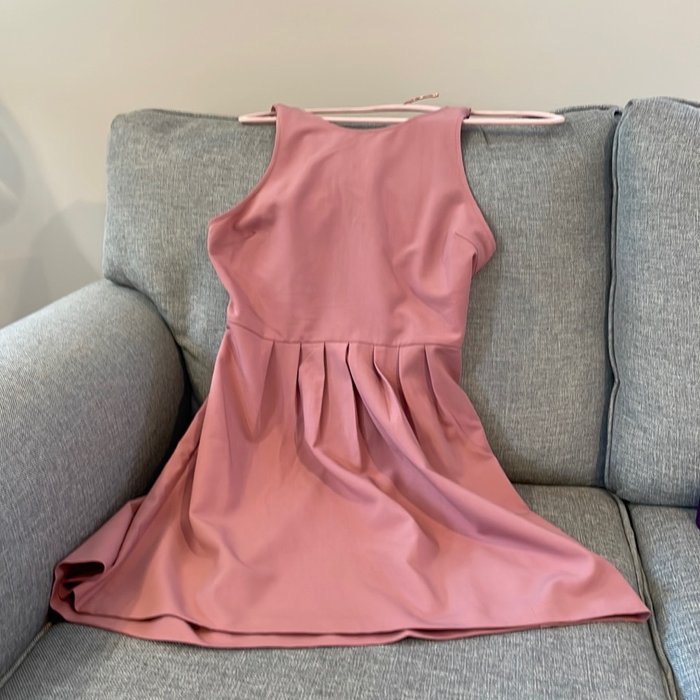 Short Criss Cross Back Party Dress